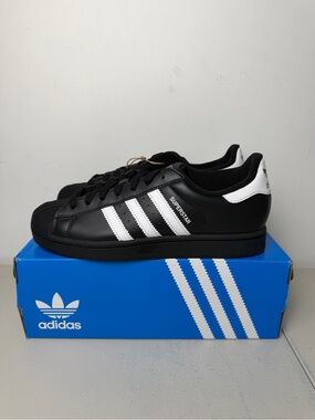 adidas Superstar II Black Shoes